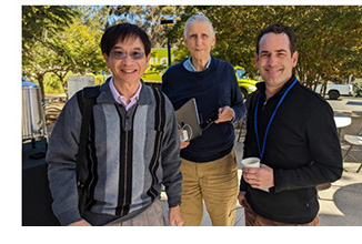 Drs. Tzyy-Ping Jung, Scott Makeig, and John Iversen attend EEGLAB 2022